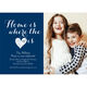 Navy Heart Photo Moving Announcements Image 3 of 6